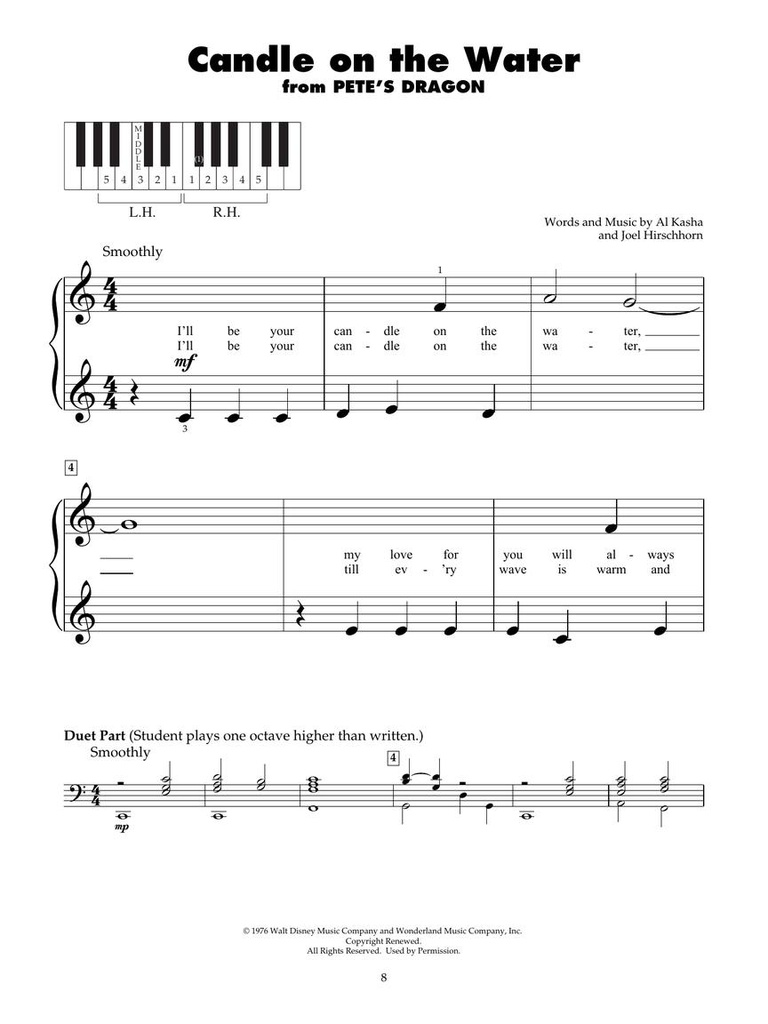 Disney Movie Fun - Five-Finger-Piano