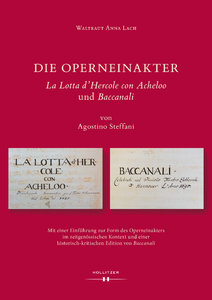 Die Operneinakter von Agostino Steffani