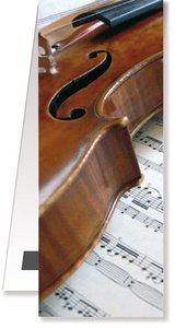 Lesezeichen Geige/Notenblatt