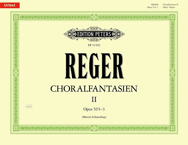 Choralfantasien für Orgel Band 2: op. 52/1-3