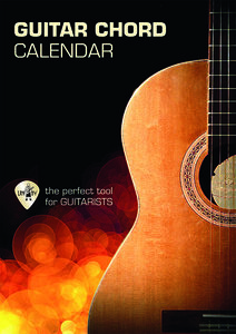 Guitar Chord Calendar