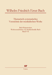 [320435] Bach-Repertorium Band VII: Wilhelm Friedrich Ernst Bach