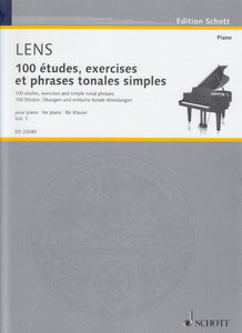 [295865] 100 Etudes, Exercises et Phrases tonales simples, Band 1 (1 - 50)