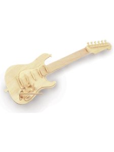 [312741] E-Gitarre - Modellbausatz Holz