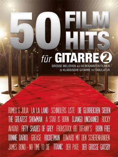 [400156] 50 Film Hits für Gitarre 2