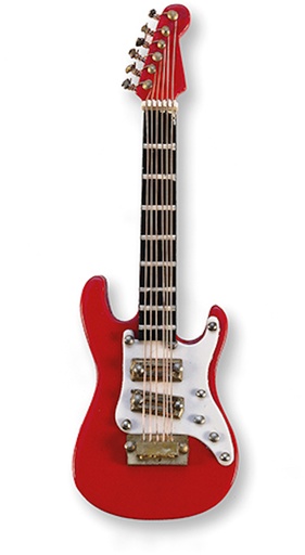 [401039] E-Gitarre Rot magnetisch