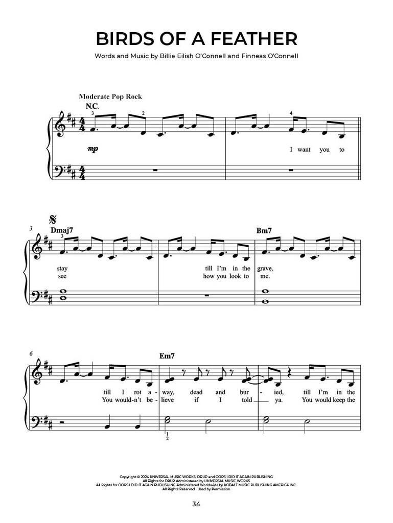 Chart Hits of 2024-2025 - Easy Piano Edition