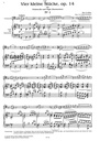 Vier kleine Stücke op. 14