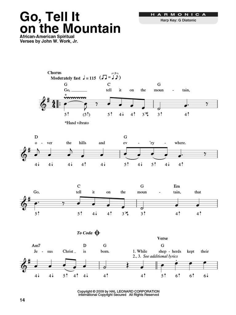 Christmas Carols - Harmonica Play-Along Vol. 11