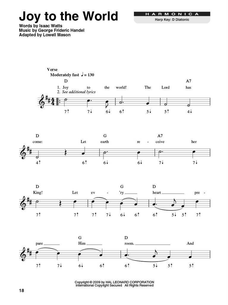 Christmas Carols - Harmonica Play-Along Vol. 11