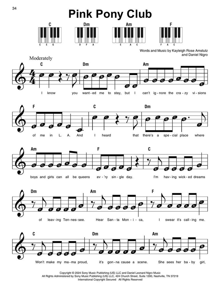 Pop Hits - Super Easy Songbook