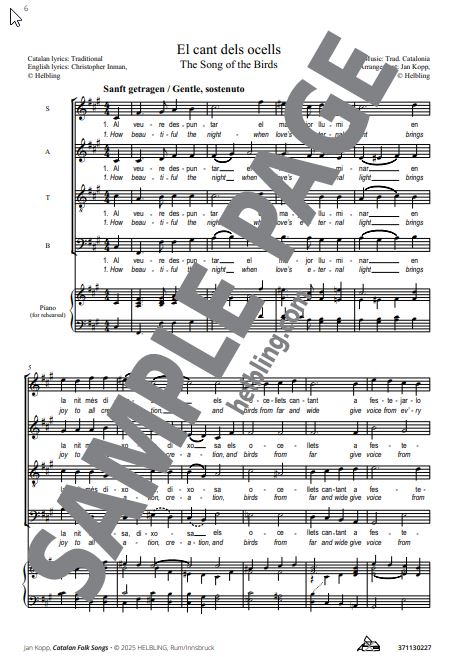 Catalan Folk Songs