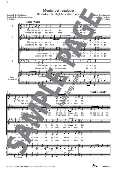 Catalan Folk Songs
