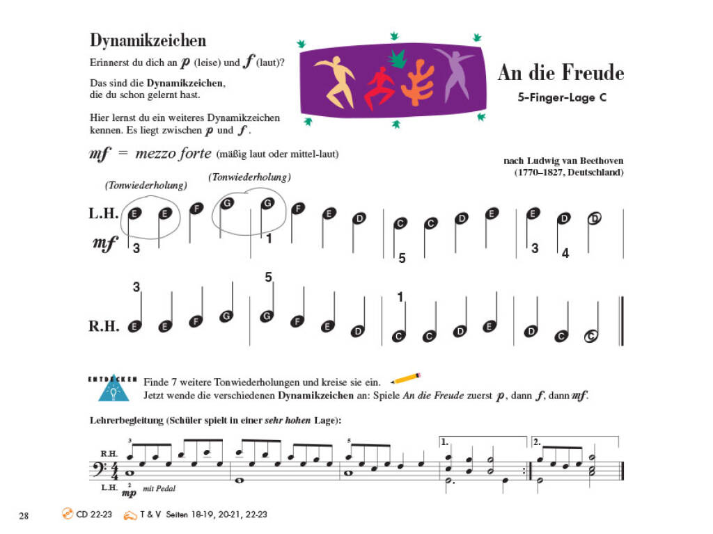 Piano Adventures Unterrichtsheft Stufe 1 Band 1 (+Online Audio) Stufe 1 Band 1