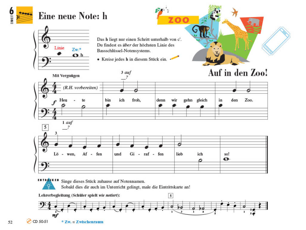 Piano Adventures Unterrichtsheft Stufe 1 Band 1 (+Online Audio) Stufe 1 Band 1