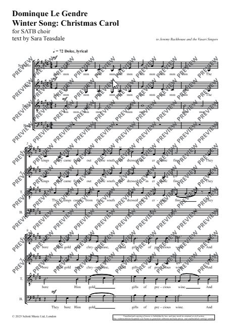 Winter Song: Christmas Carol