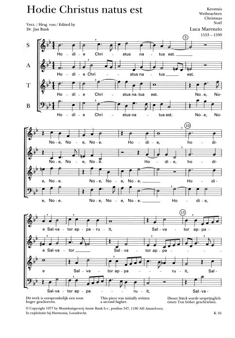 Hodie Christus natus est