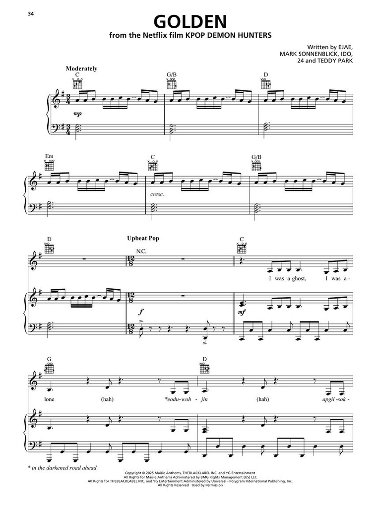 Songs from Kpop Demon Hunters, Minecraft, Wicked and more Top Movies