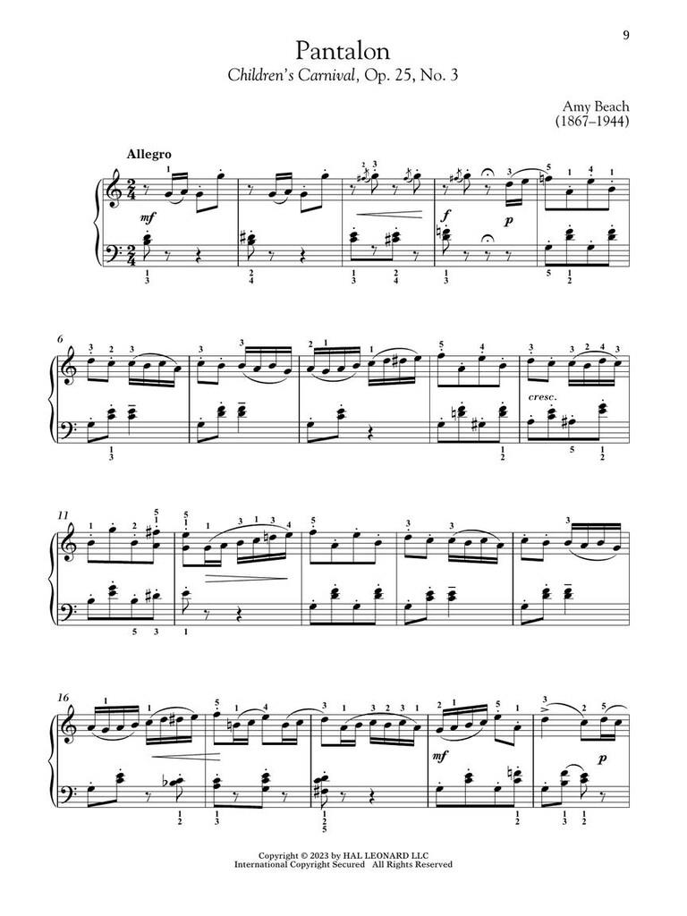 Piano Music by Women Composers Band 1