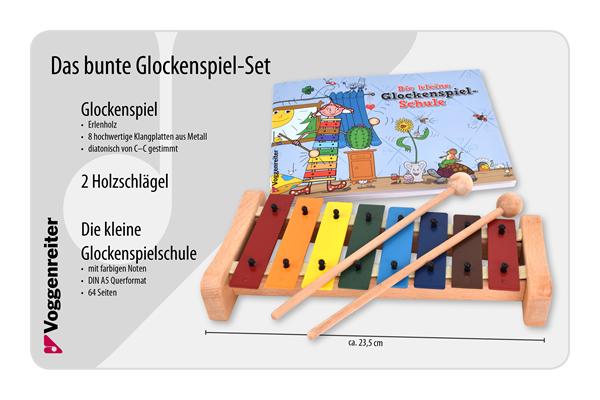 Buntes Glockenspiel-Set