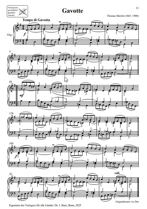 Tänze in der Orgelmusik