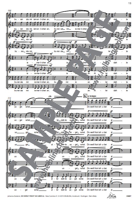 Div werlt frovt sih uber al