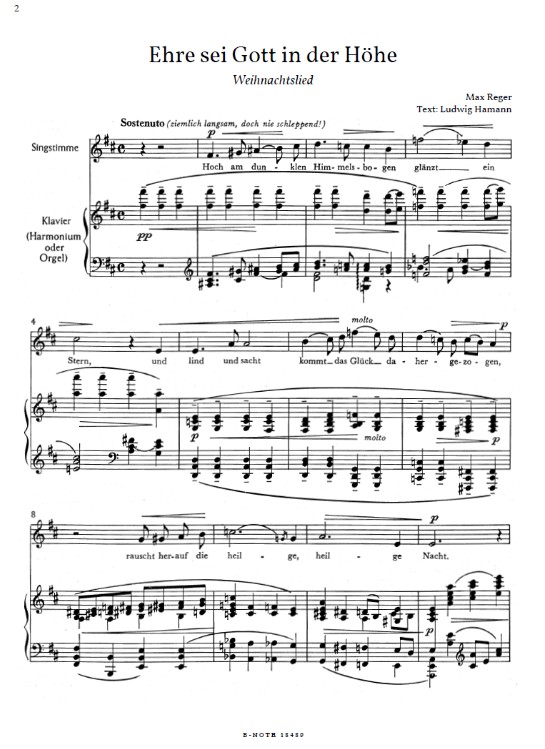 Lieder der Romantik zur Weihnachtszeit
