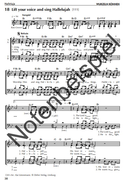 Wurzeln können - Chorbuch