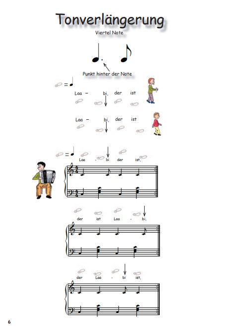 Stupsnasen lernen Akkordeon Band 2