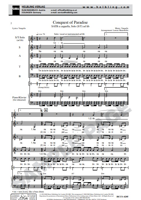 Conquest of Paradise