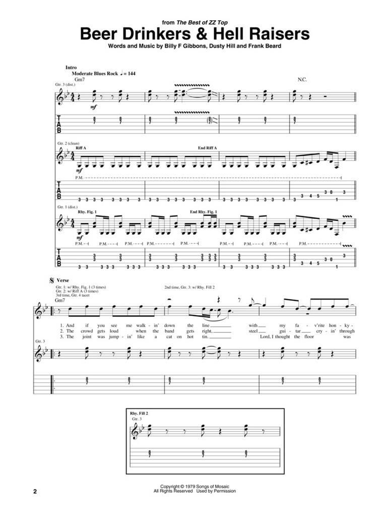 ZZ Top Guitar Anthology