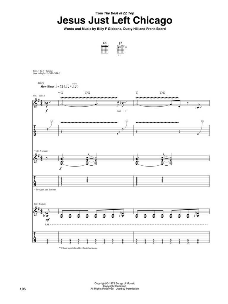 ZZ Top Guitar Anthology