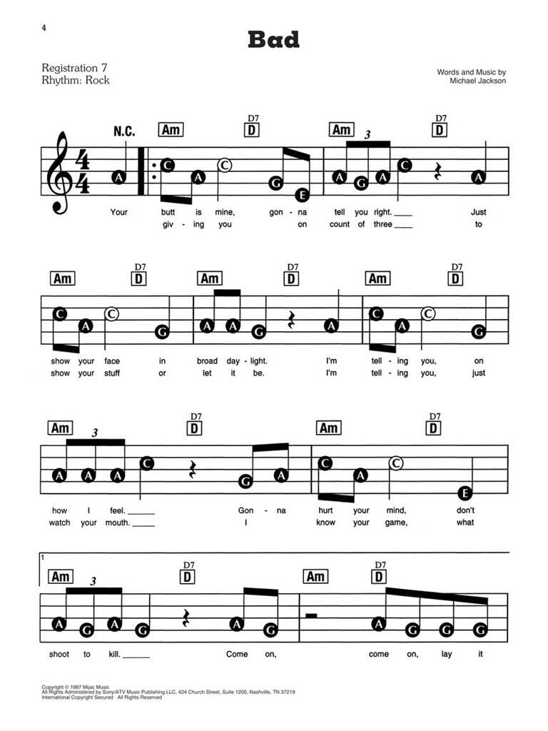 Michael Jackson - E-Z Play Today 73