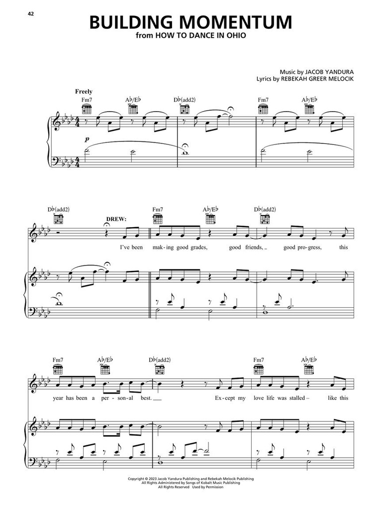 Broadway Sheet Music Collection 2018-2024