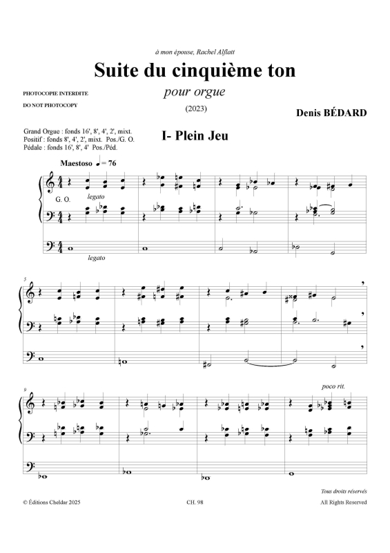 Suite du cinquieme ton