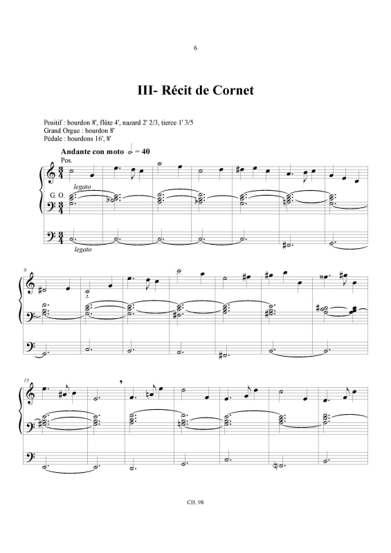 Suite du cinquieme ton