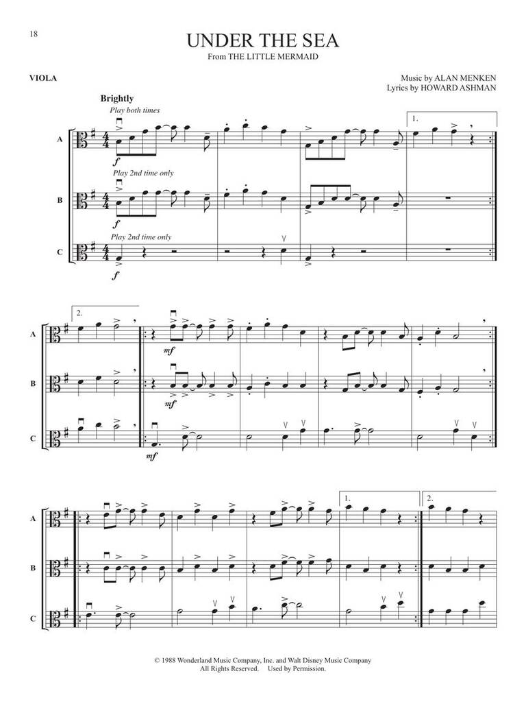 Flex-Pops for Strings - Disney - Viola