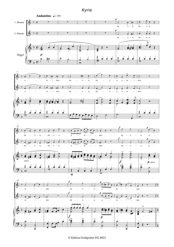 Petite Messe solennelle