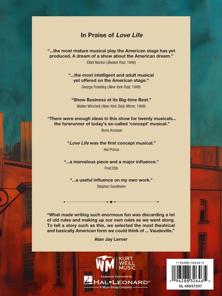 Love Life - A Vaudeville in Two Parts