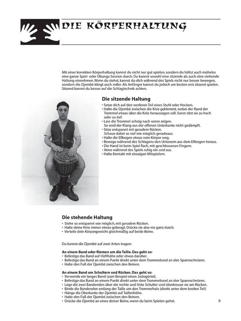 Djembe - Schule für Anfänger auf der Djembe