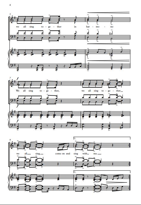 Unity Song (We all sing together)