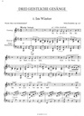 Drei geistliche Gesänge op. 75