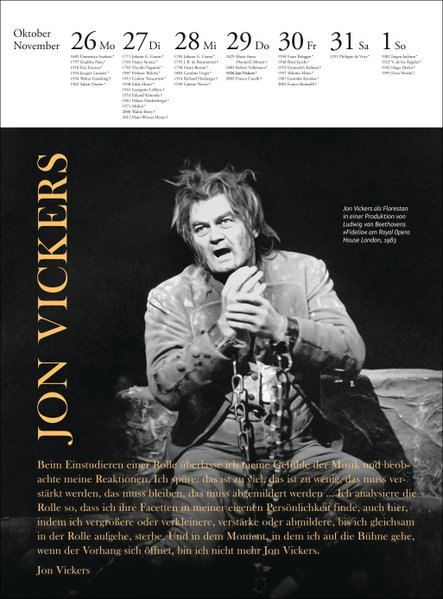 Der Musik Kalender 2026