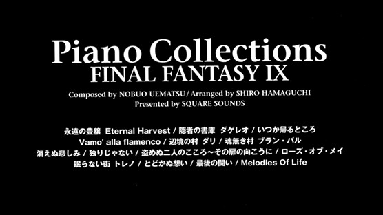 Final Fantasy IX - Piano Collections