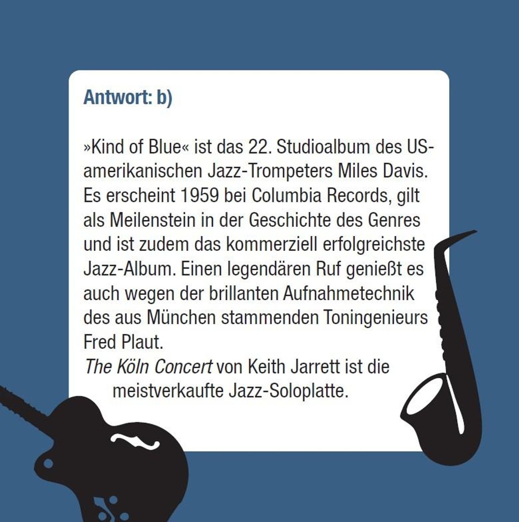 Das Jazz & Blues Quiz