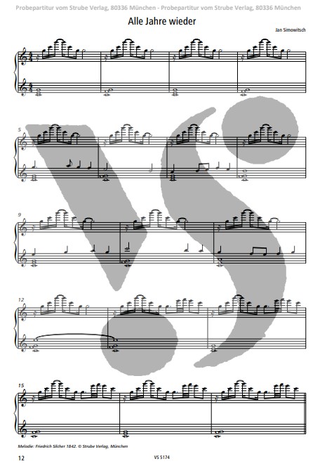 Vom Himmel - 14 Klavier-Arrangements zu bekannten Advents- und Weihnachtsliedern im Popstil