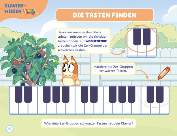 Bluey - Das allererste Klavierbuch