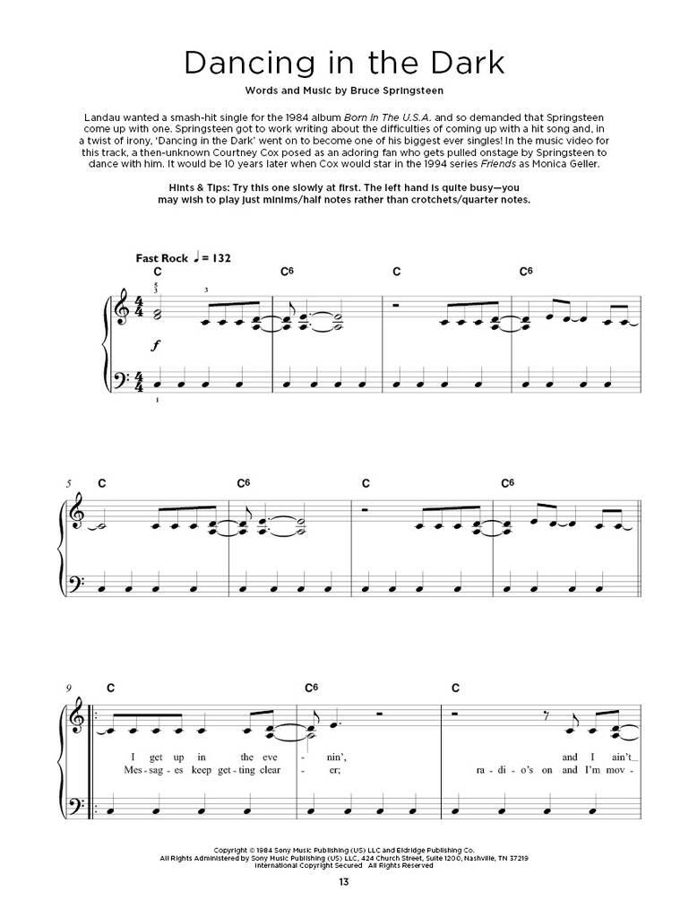 Bruce Springsteen - Really Easy Piano