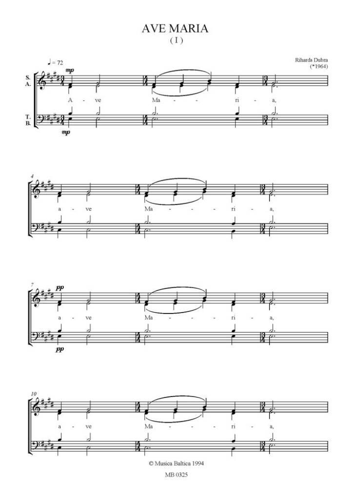 Ave Maria I, II, III