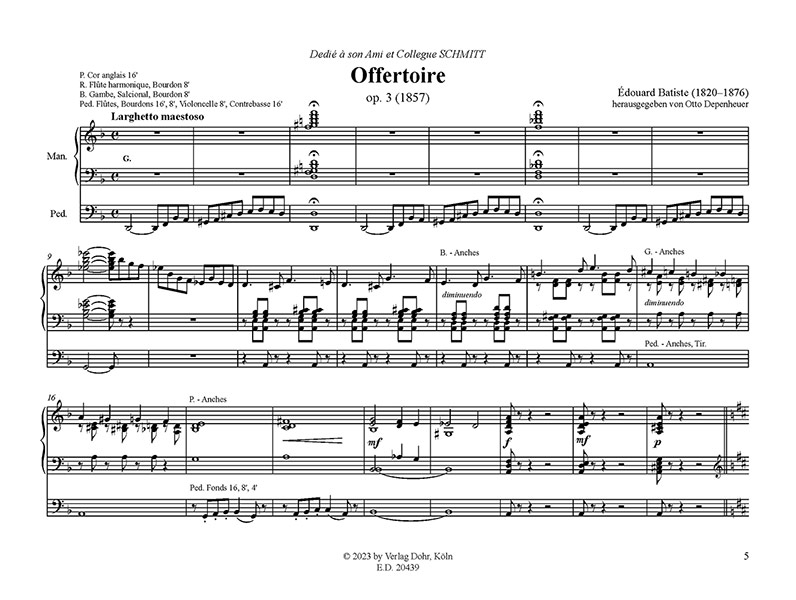 Frühe Orgelwerke op. 3-5
